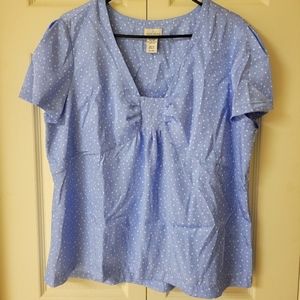 Jaclyn Smith XL Satin Top